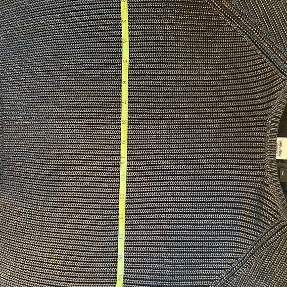 NWOT Stunning Harley-Davidson Silver Knit Sweater - Picture 3 of 10